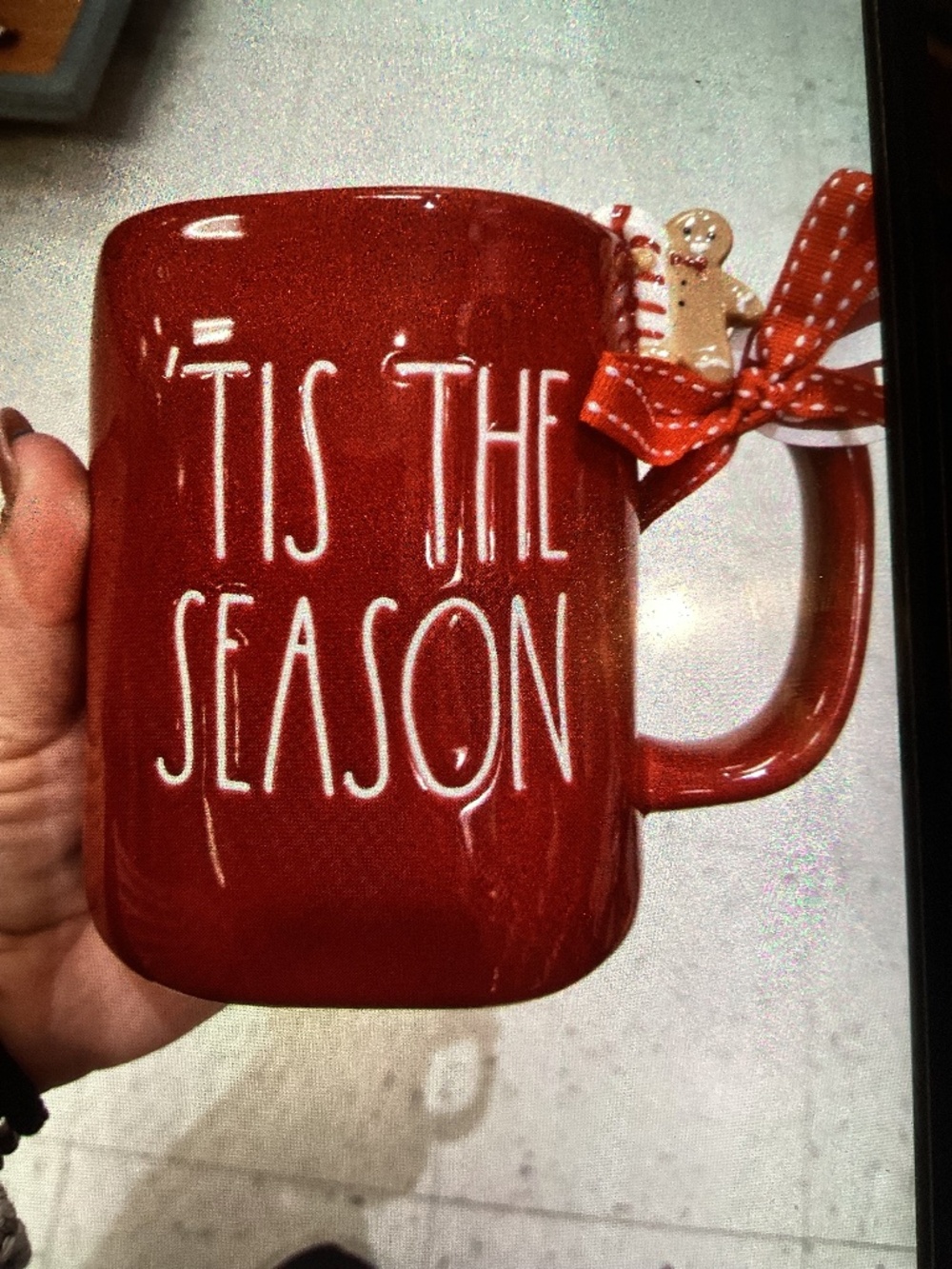 New Christmas RaeDunn Mug - red/ it’s the season